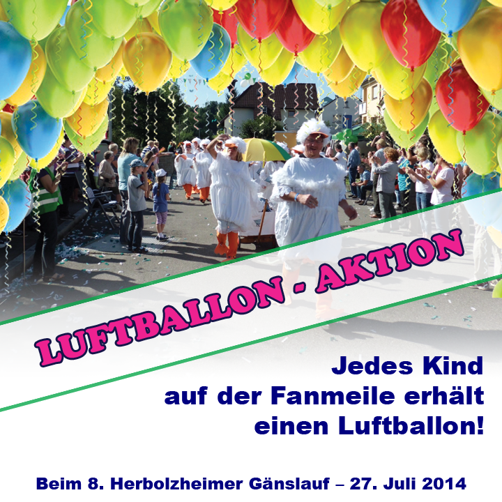 Luftballon-Aktion